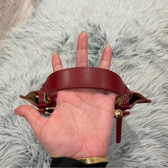 NWT WANDLER hortensia crossbody handbag in brick - mini - Picture 10 of 16